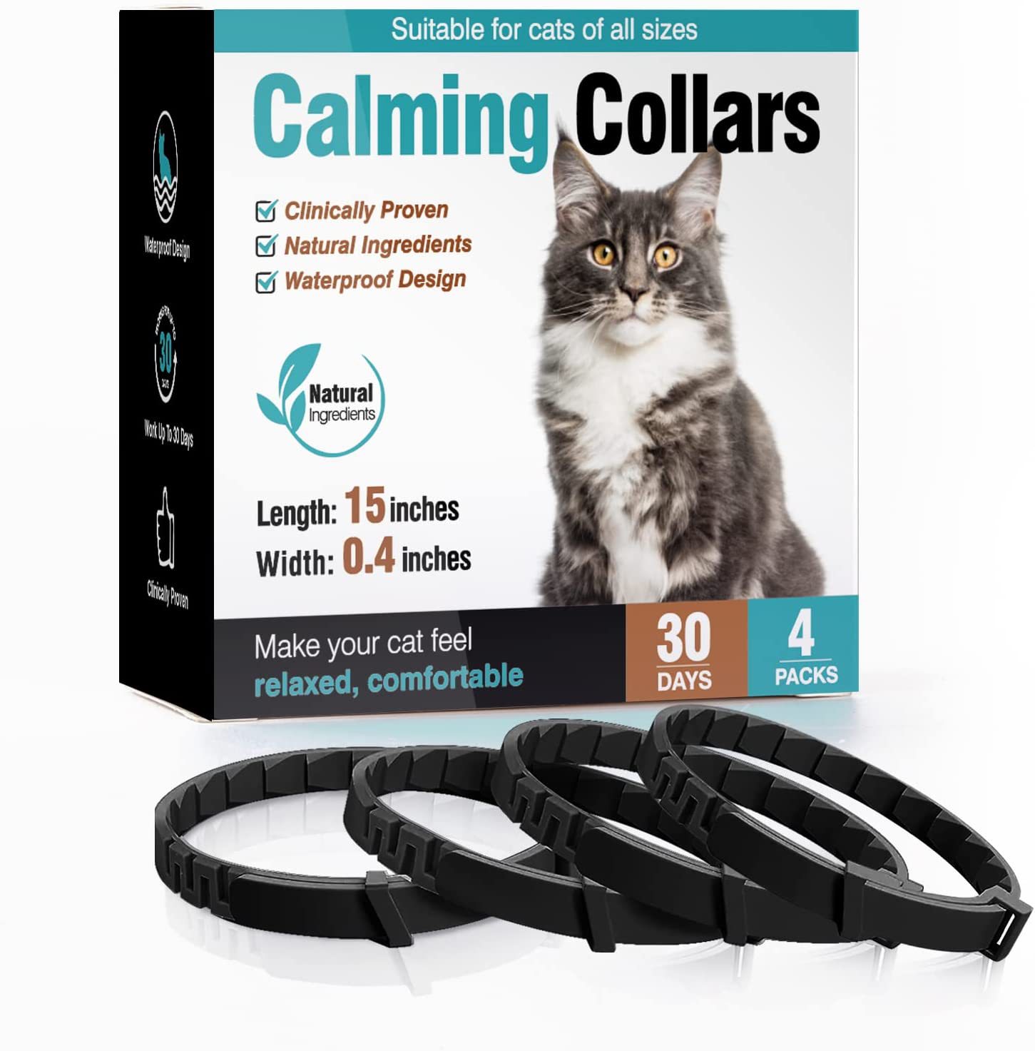 Pet soothing collar calming collar cat dog pet calming anxiety relief collar - view 6