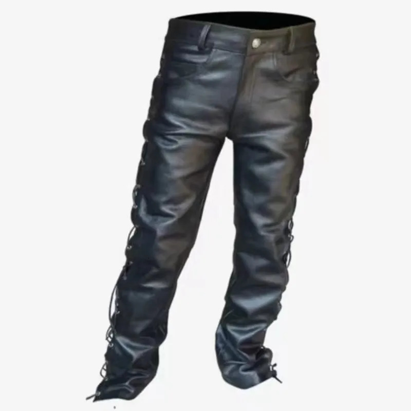 adult Gothic medieval pants retro Renaissance Viking clothing leather plus size 250418