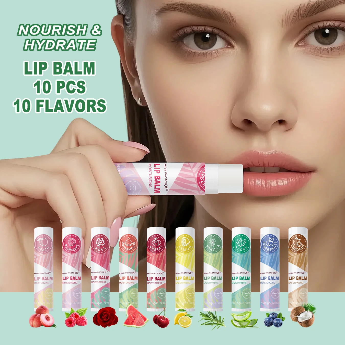 10 sets of assembled gift flavors hand cream and lipstick including gauze bags love cards 251103