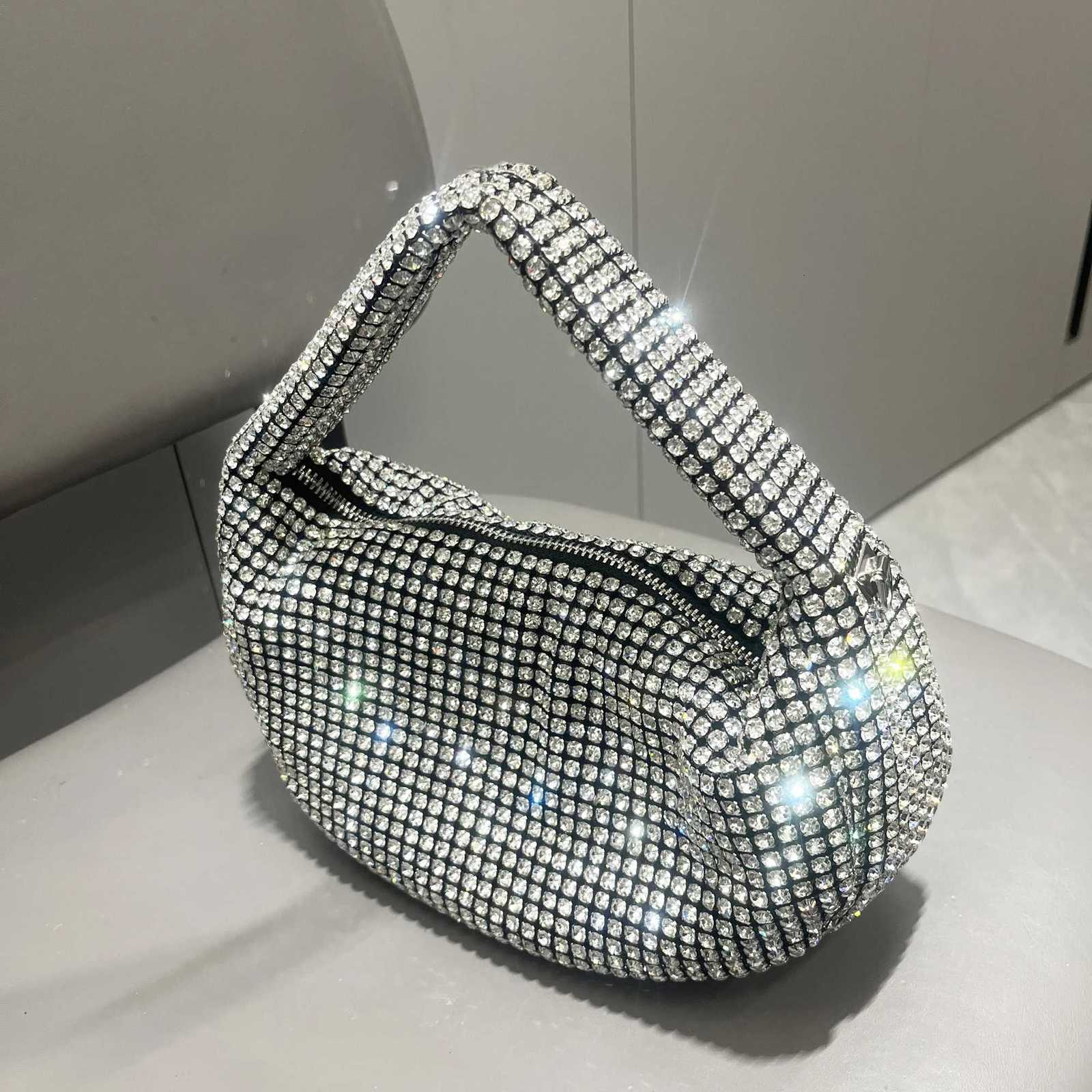 Shiny Crystal Clutch purses Shoulder bag rhinestone Handmade purses and handbags luxury Designer Evening clutch Bag Purse K251121