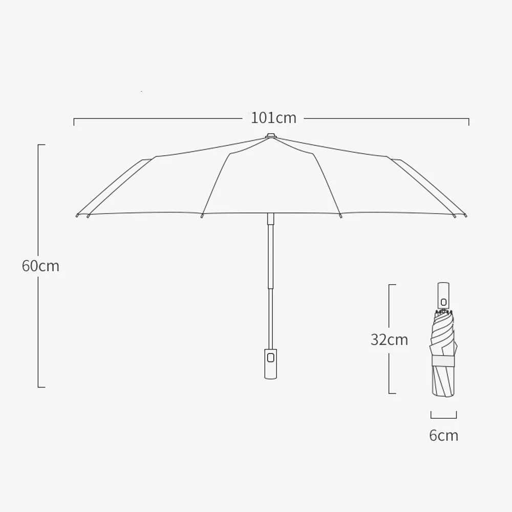 Windproof Automatic Folding Umbrella Female Male Twelv Bone Car Luxury Large Business Umbrellas Men Rain Women Gift ParasolM251122