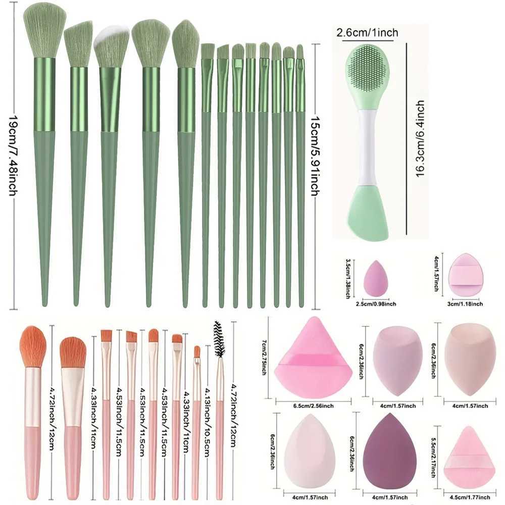 8/13/28Pcs Makeup Brushes Sets Professiona Cosmetic Foundation Powder Eyeshadow Kabuki Blending Make Up Brush Makeup Beauty Tool C251122