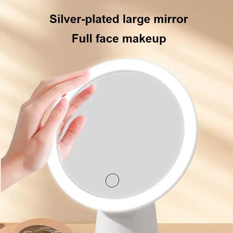 Rechargeable LED Makeup Mirror with Fill Light - Suitable for Vanity Tabletop Makeup Mirror M251122