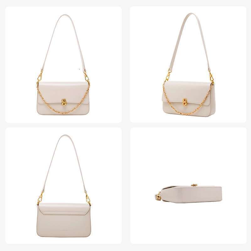 LA FESTIN Designer Handbag New Fashion One Shoulder Messenger Retro Leather Chain Small Square Bag Original Women Brand Bag