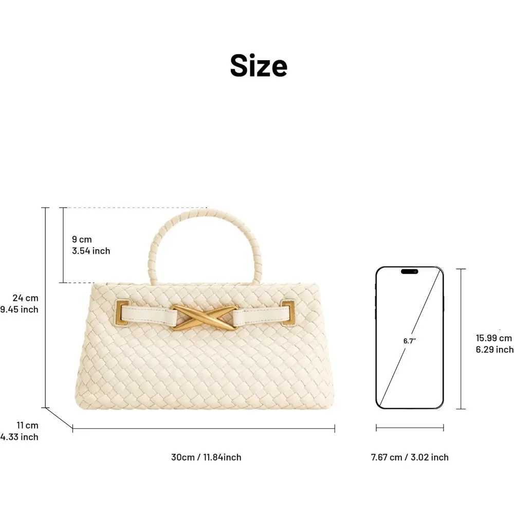 JW PEI Womens Elora Woven Tote Bag Shoulder Crossbody Bags Autumn Casual Spacious Commuting Handbag luxury designer K251121