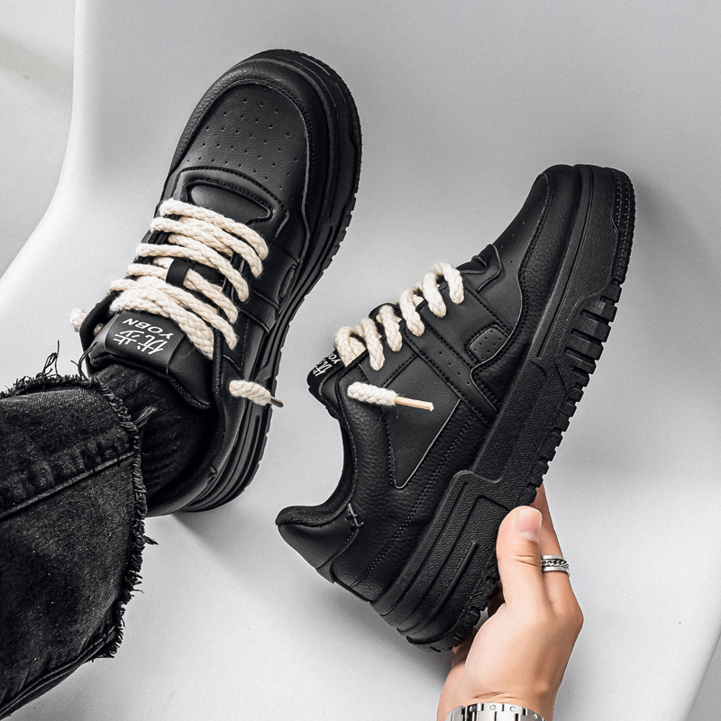 Free Shipping 2025 New Casual Shoes High Quality Soft Sole Pu Leather Sneakers for Men Luxury with box