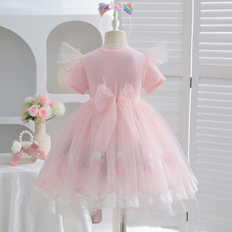 DISNEY Children's designer clothing baby princess dress kids dress girls' Lolita dress children's girl clothes Kuro Mi summer dress pri