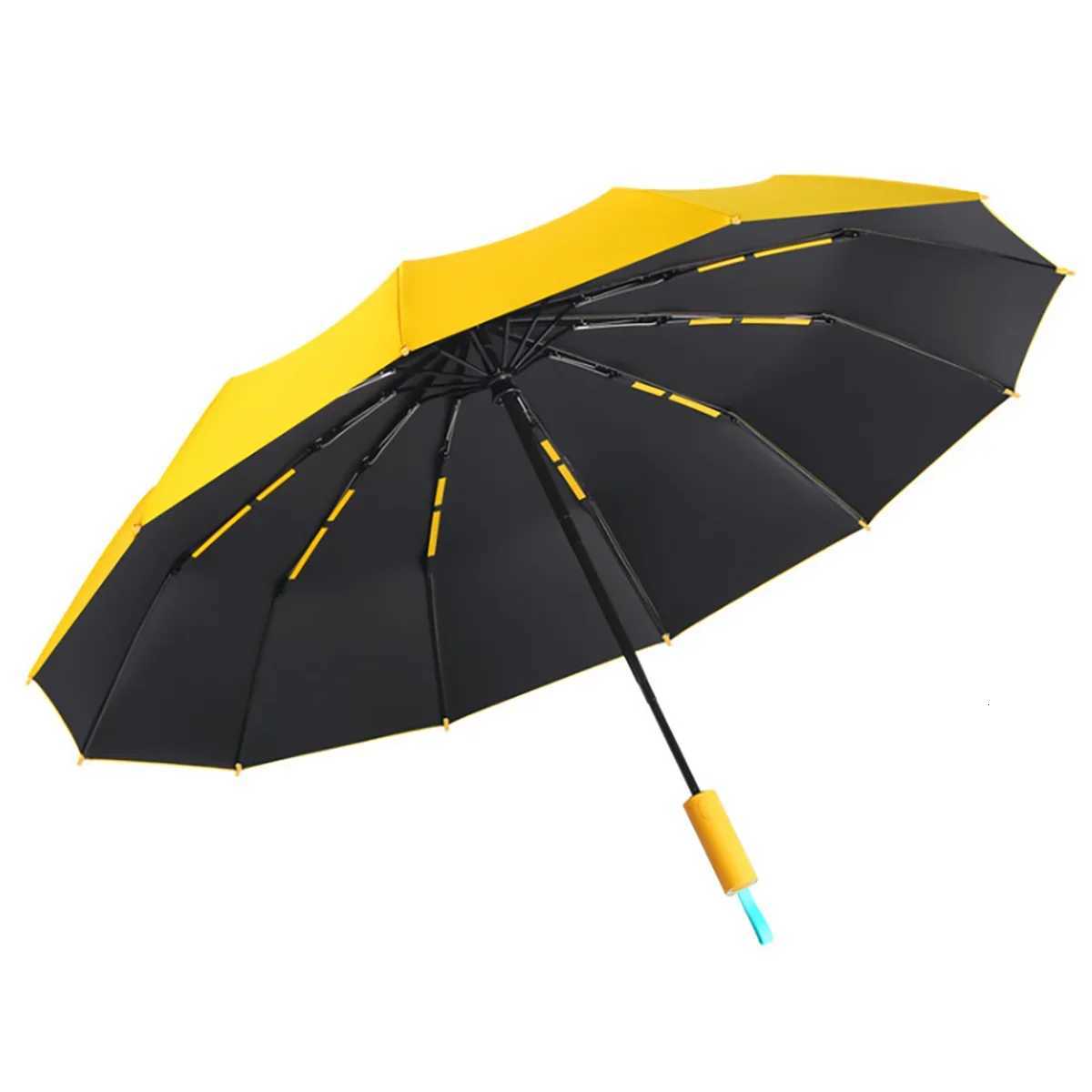 Super Strong Windproof Automatic Folding Men Umbrella 72/80 Bone Reinforced Large Rainproof Sun UV Protection Umbrellas WomenM251122