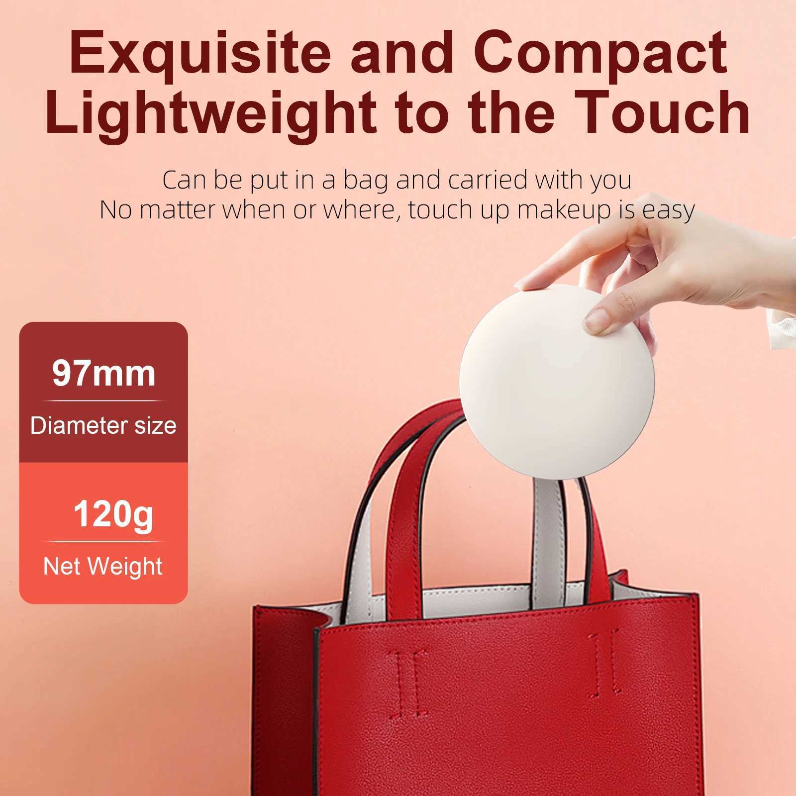 Smart Sunscreen Led Light Portable Makeup Mirror Uv Camera Visual Face Sunscreen Makeup Mirror M251122