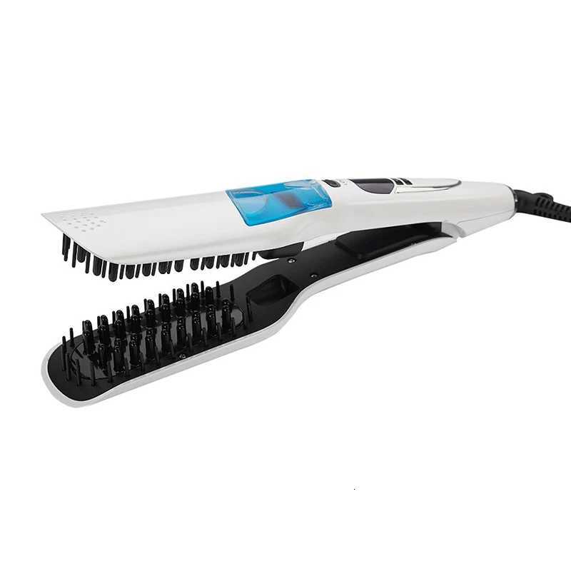 Professional Wet and Dry Hair Straightening Comb Steam Spray Hair Straightening Splint Portable Steam HairT251122