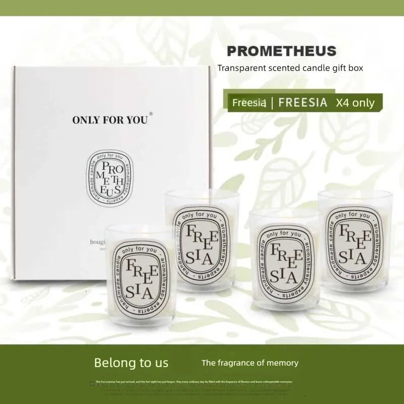 hot sell Pcs Box Set Handmade Clear Scented Companion Return Christmas Gift Fragrance Romantic Candle Lamp Table Incense W ddmySat