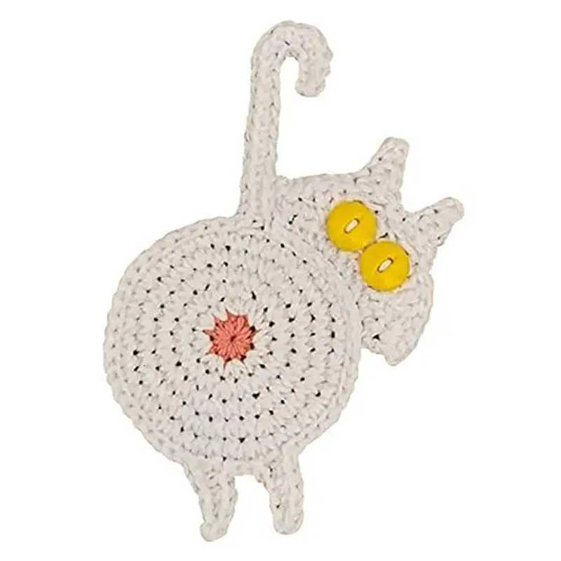 1pc Cat Butt Coaster Tea Coffee Cup Coaster Placemats Durable Heat Resistant Coasters Bowl Pad Table Mat Home Decoration C251122