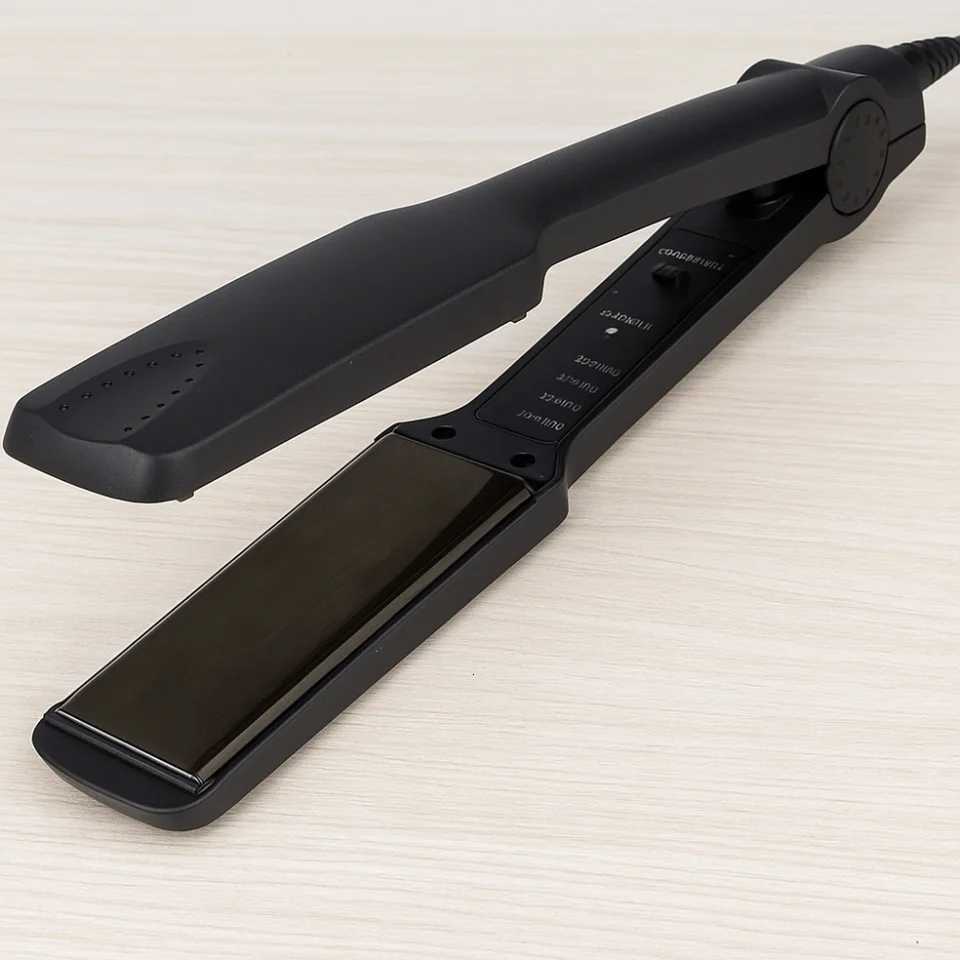 Fast Warm-up Electric Hair Straightener Widened Ceramic Glaze Hair Curler EU Plug Temperature Adjustable Hair Styling ToolT251122