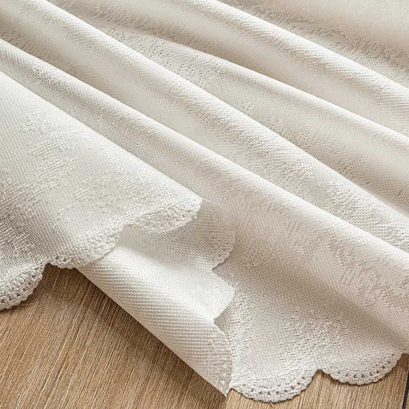 1pc Rural Style Lace Tablecloth Round Rectangular Tablecloth Restaurant Waterproof Tablecloth Coffee Table Kitchen Decoratio C251122