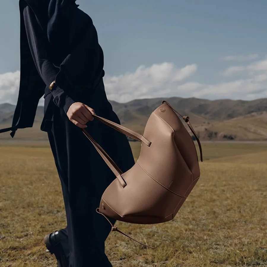 Woman Bag Fashionable 2025 Commuting Bag Womens Underarm Wing Bag Female Niche Large Capacity Wings Handheld Shoulder Bag K251121