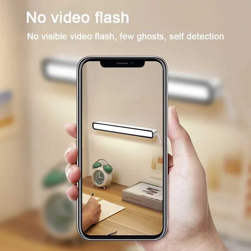 LED Makeup Mirror Light 6W USB Rechargeable Vanity Lamp Eye Protection Hanging Magnetic Desk Lamps Touch Switch Book Lights M251122