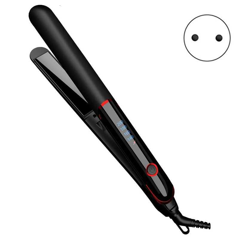 BUYNOWFast Heat-Up Coated Flat Iron Hair Straightener Professional Curling Iron Digital Control SystemT251122