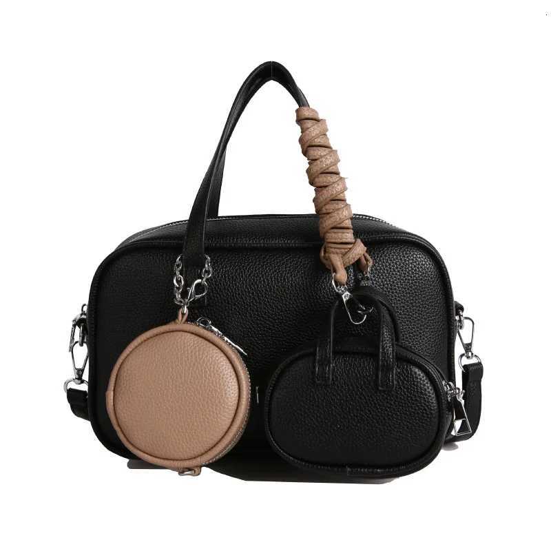 Fashion Large Capacity Pu Square Handbags Purses Vintage Crossbody Bag Lady Shoulder Bag With Two Coin PursesT251122
