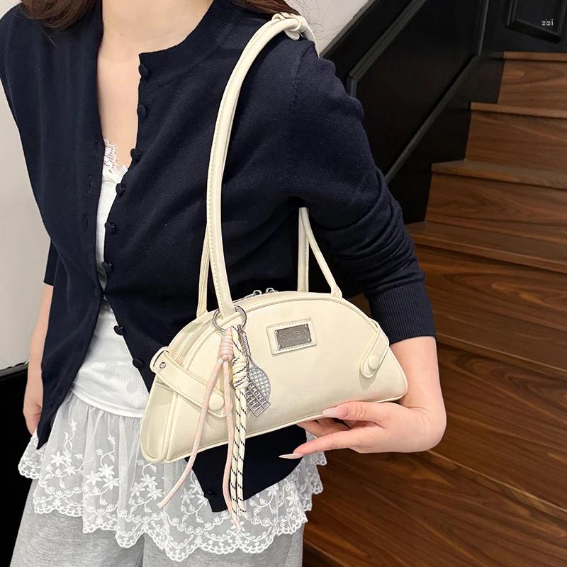 Totes Small Niche Design Armpit Bag For Women 2025 Fashionable And Versatile Commuting Single Shoulder Baguette Hand-held Bow
