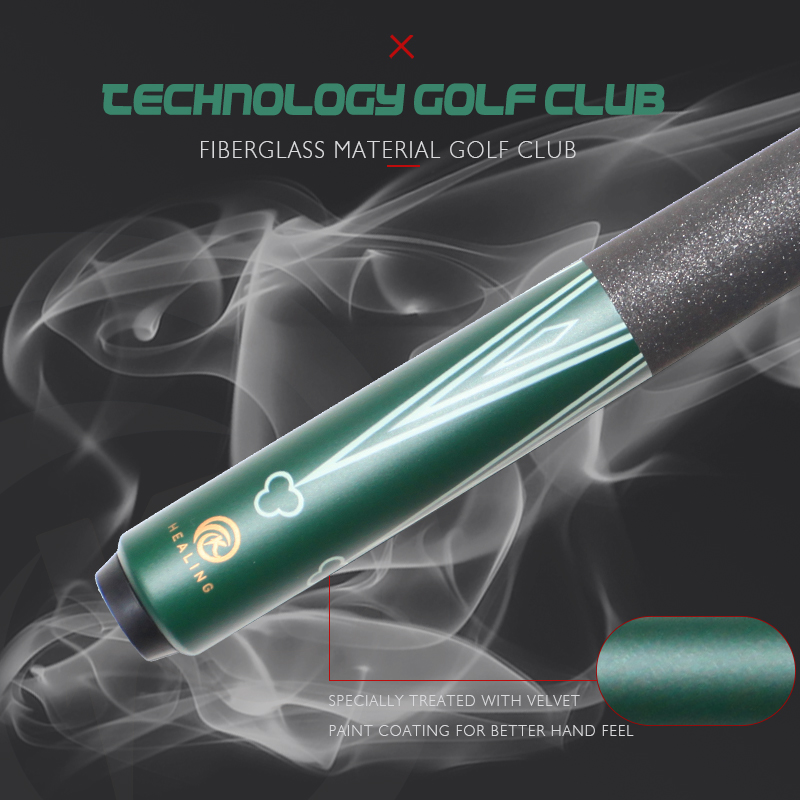 Glass fiber billiard club 1/2 split punch 12.9mm pigskin head 3mm black electric wood first angle 19oz 18 teeth 58 in/147cm billiard club all pool cue