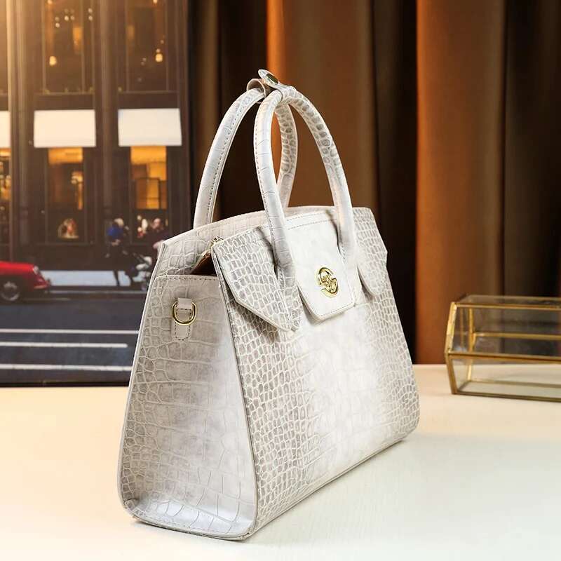 Himalayan Large Capacity Crocodile Pattern Women's Handbag Fashionable Versatile Commuting Crossbody Bag