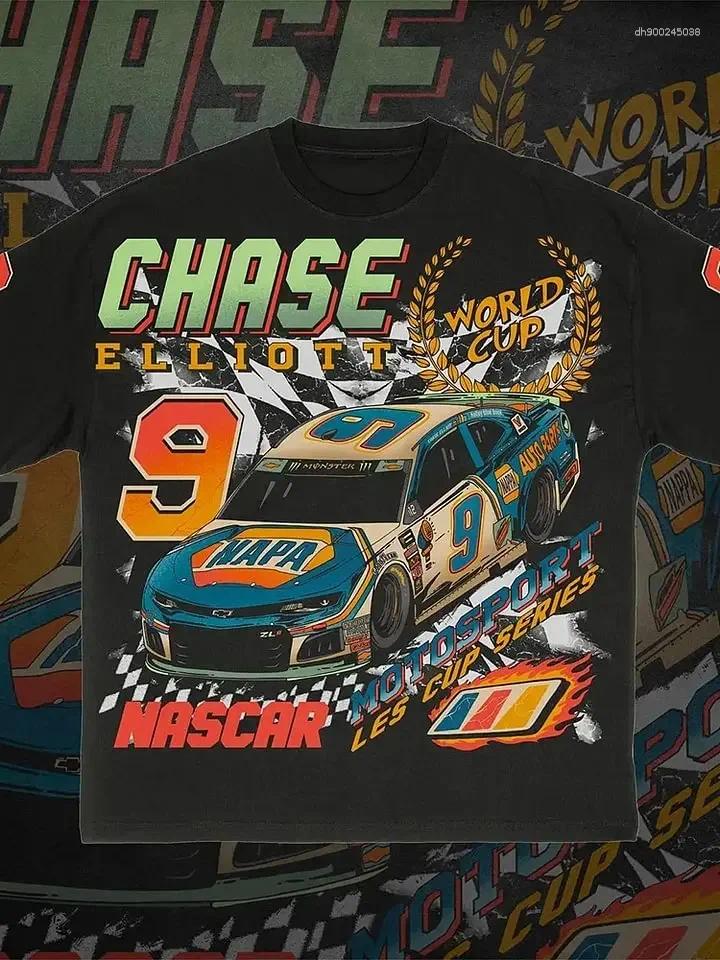 Men's T Shirts Summer Racing Graphics Cotton Short-sleeved T-shirt Casual And Comfortable For Both Men Women Clothing