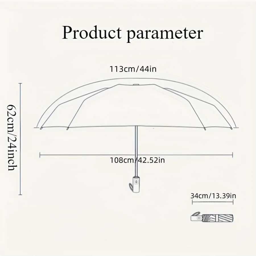 60 Bone Super Large Automatic Folding Umbrella for Man and Women Windproof Strong Reinforce Sun Rain Big Umbrellas ParasolM251122