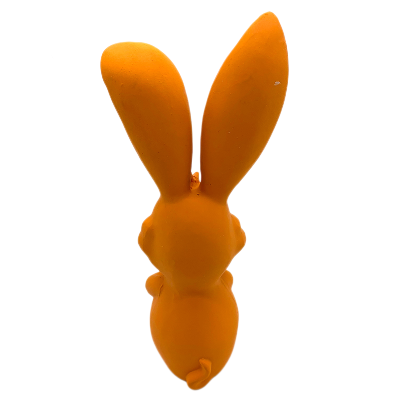 Latex Chewy Squeaky Dog Toy Interactive Soft Rubber Screaming Rabbit Shaped Dog Toy for Medium Dogs 3pcs/Pack
