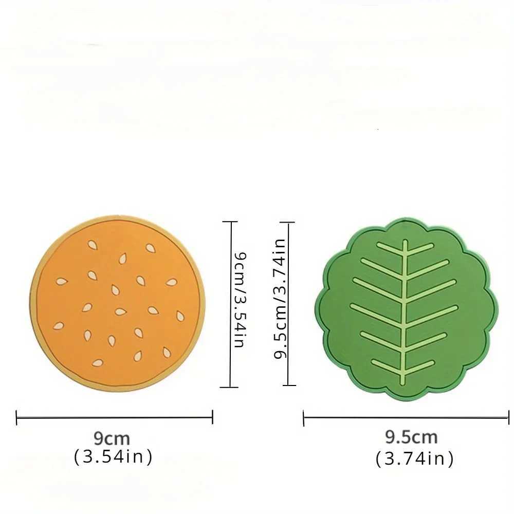 1PC Waterproof and Oil Proof Cup Mat PVC Coffee Cup Anti Slip and Heat Insulation Mat Household Cup Mat Set Placemats for Table C251122