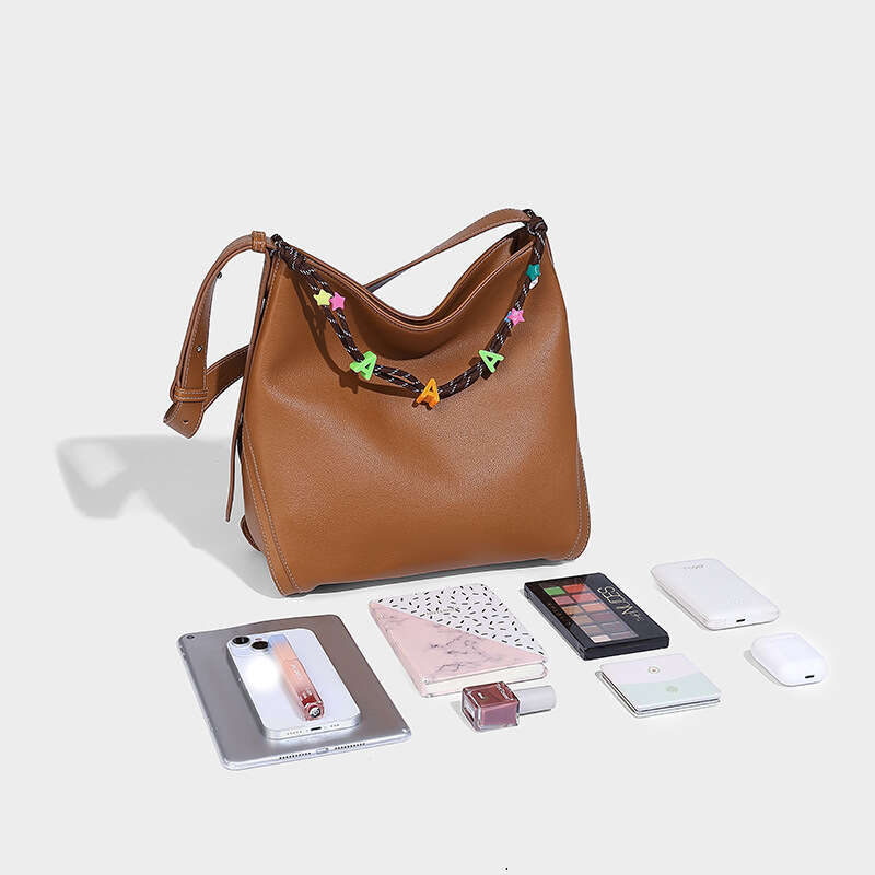 Designer Women's Bags Designer Maillard Style Large Capacity For Women New Fashionable Tote Casual Shoulder And Armpit Crossbody Bag