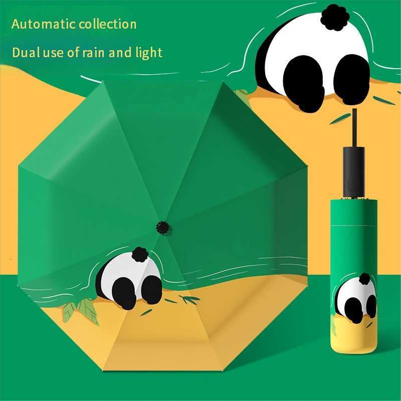 Three-fold eight-bone cute animal cartoon folding umbrella for special lightweight and easy-to-carry umbrelM251122