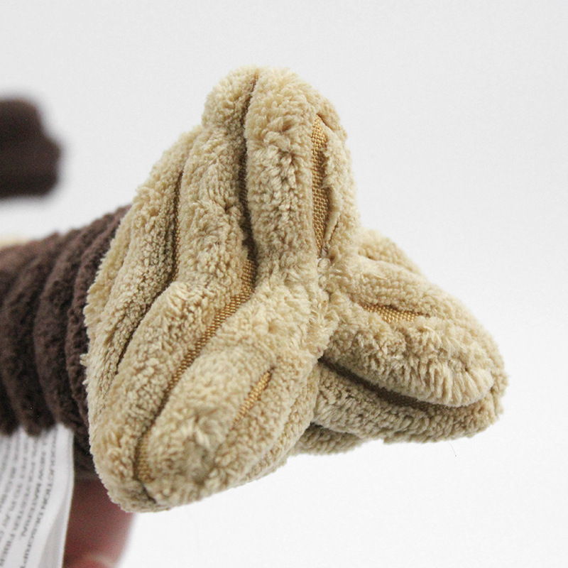 3 Pack Dog Toys with Squeakers, Plush Teething Toys to Keep Them Busy, Stuffing Crinkle Interactive Dog Animals, Cute Funny Dogs Gifts for Small Mediu