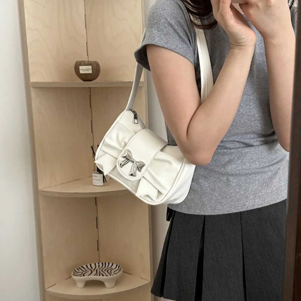Fashion bow shoulder bag handbag casual underwear bag daily commuting bag PU leather womens banquet bag business womens bag Z250421-1