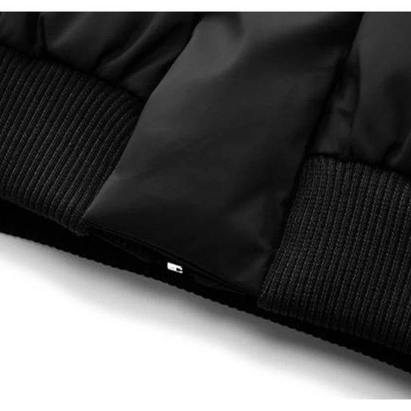 Outdoor WaterResistant Mens Winter Short Puffer Jacket Black KhakiBeige M4XL PU Leather Trim Boxy Cropped Fit 251110