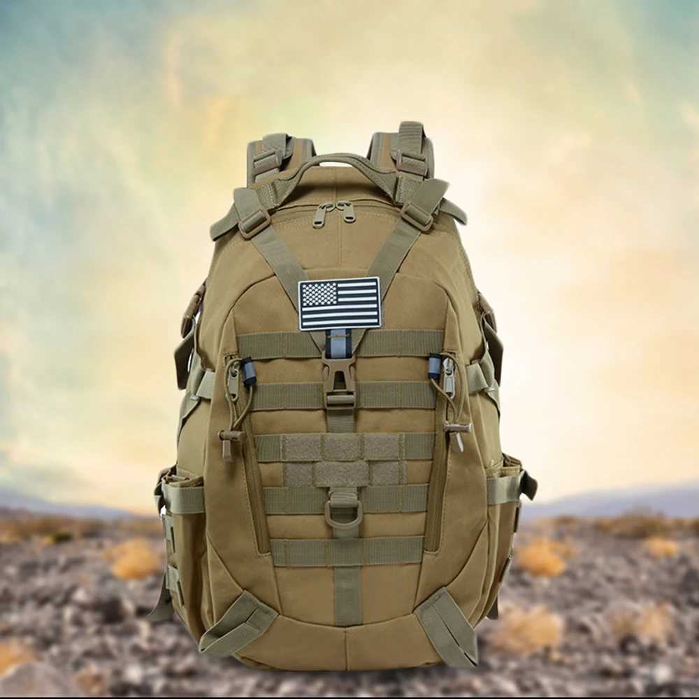 Tactical backpack large capacity sports bag Molle system glow bar hunting shooting bag hiking horseback riding RucksackC250421