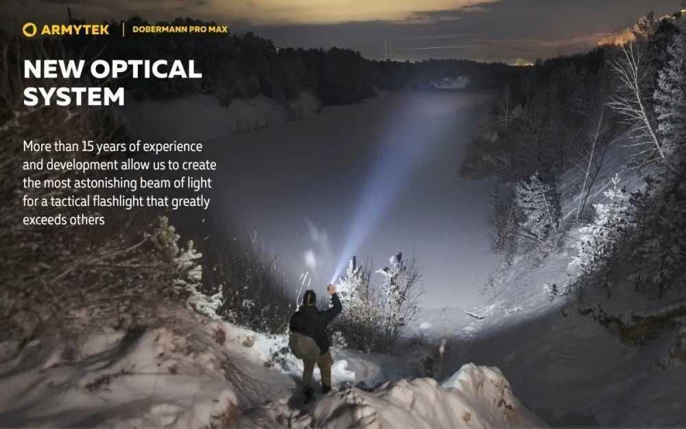 Armytek Dobermann Pro Max Magnet USB Tactical Flashlight Set 2025 New 6500K Cold Light Torch Light Sets C251122