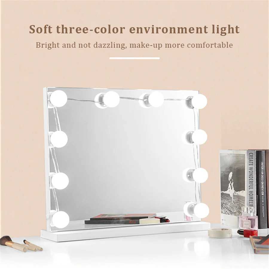 PAMNNY 4/8/10/12 Bulbs LED Vanity Lights USB 5V Professional Makeup Mirror Light Dimming Beauty Fill Light 3 Colors Make Up Lamp M251122