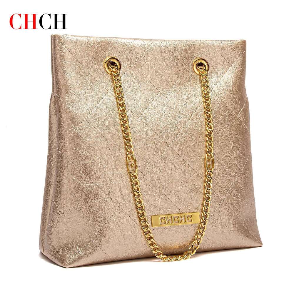 CHCH Tote 2025 New High Quality Chain Women's Shoulder Bag Business Commuter