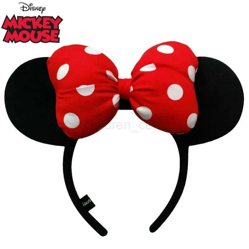 Disney Mickey Minnie Hairband Amusement Park Photo Dress Headband Cute Mickey Mouse Childrens Playground Card Headdress Cosplay W20250421