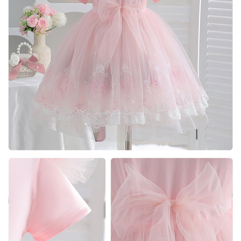 DISNEY Children's designer clothing baby princess dress kids dress girls' Lolita dress children's girl clothes Kuro Mi summer dress pri
