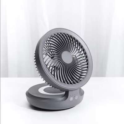 DHGadgets Double bedroom retractable circulating wall mounted electric fan with light