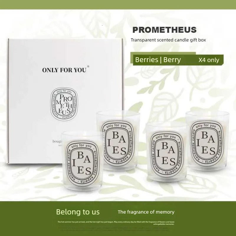 hot sell Pcs Box Set Handmade Clear Scented Companion Return Christmas Gift Fragrance Romantic Candle Lamp Table Incense W ddmySat