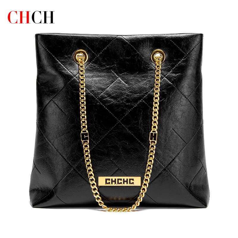 CHCH Tote 2025 New High Quality Chain Women's Shoulder Bag Business Commuter