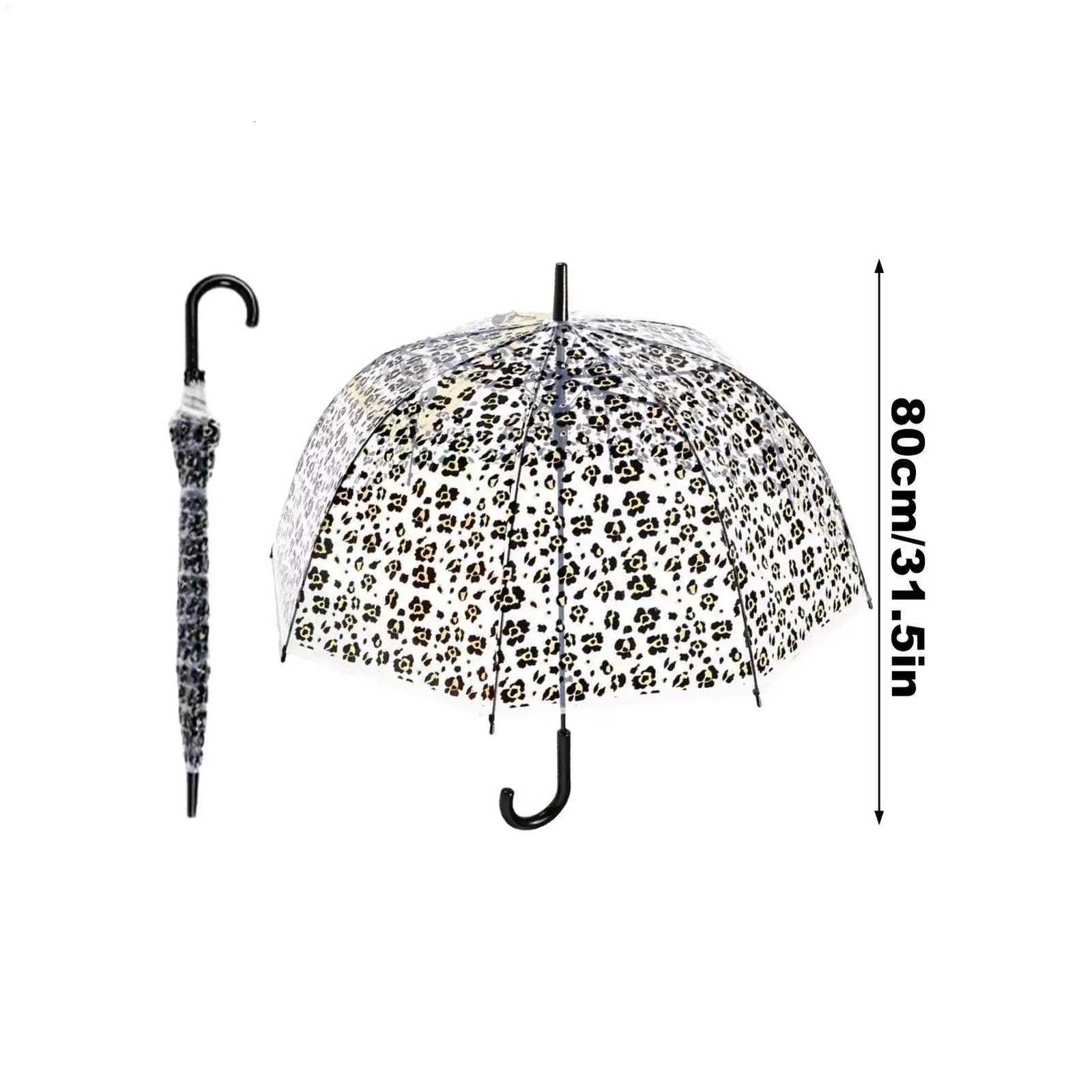 Umbrellas For Rain Automatic Open Dome Canopy Clear Windproof Bubble Stick Umbrella For Adult Men Women Boys Girls WalkingM251122