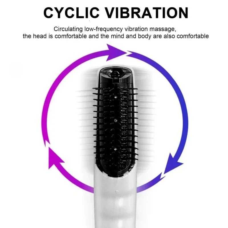 Electric Hot Comb Straight Hair Negative Ion Straightener Brush Multifunctional Anti-Scalding Styling CareT251122