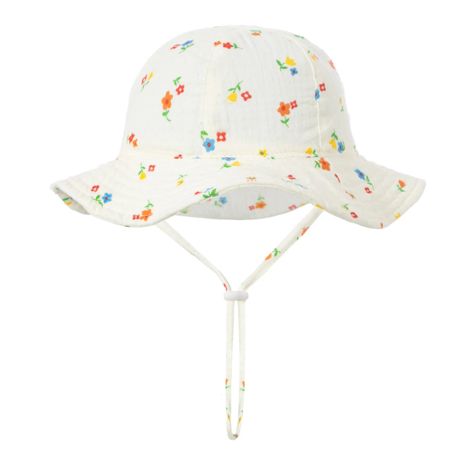 Baby Cotton Bucket Hat Childrens Sunscreen Outdoor Boys and Girls Print Panama Neutral Beach Fishing 312 Months y250414z