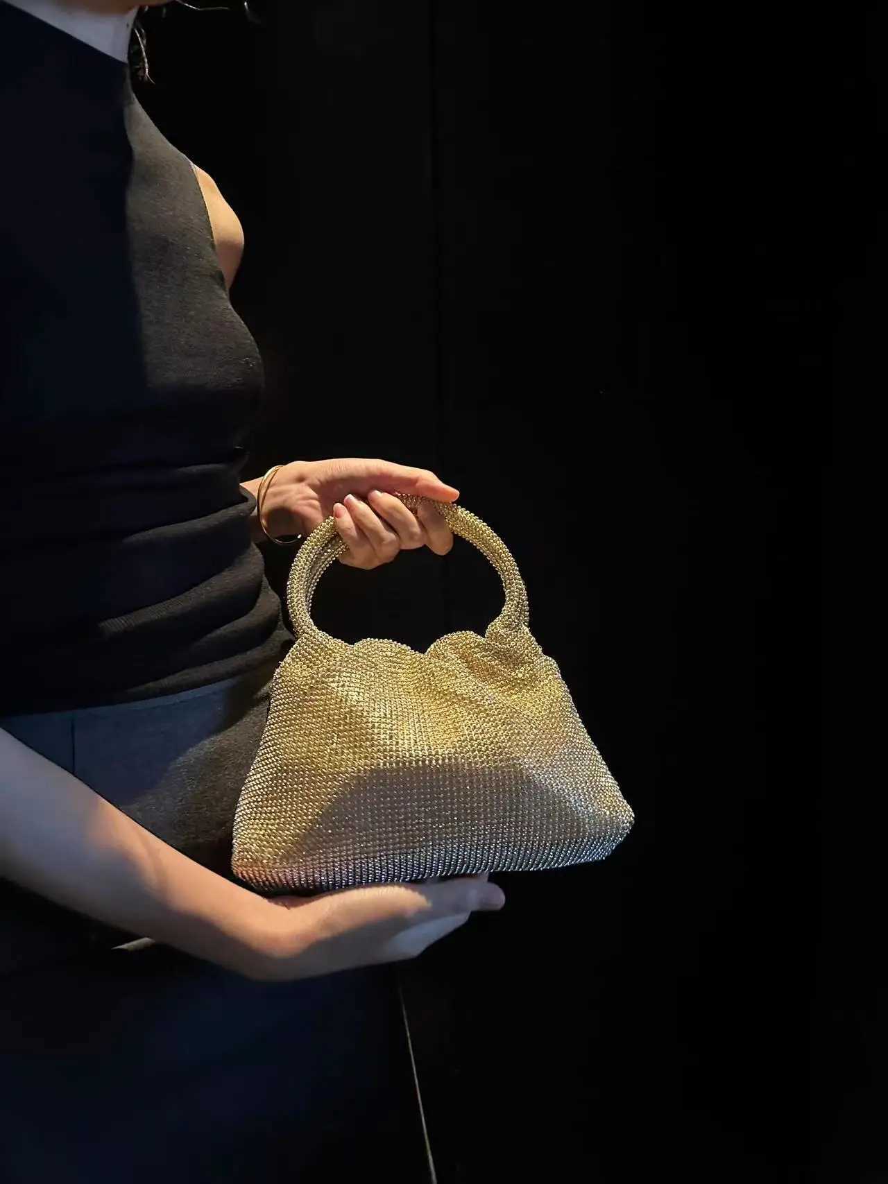 Luxury Rhinestone Evening Bag Women Handbag Glitter Shiny Diamond Women Handbag Wedding Party Clutch Purse Exquisite Banquet Bag K251121