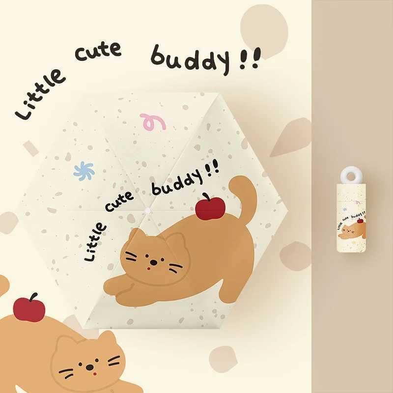 Small lightweight folding sun umbrella 999 UV resistant mini travel compact umbrella - suitable for both men and womenM251122