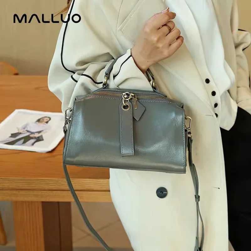 Genuine Leather Solid Color Shoulder Crossbody Bag For Women Luxury Designer Bags Female Messenger Tote Womens Handbag for LadyT251122