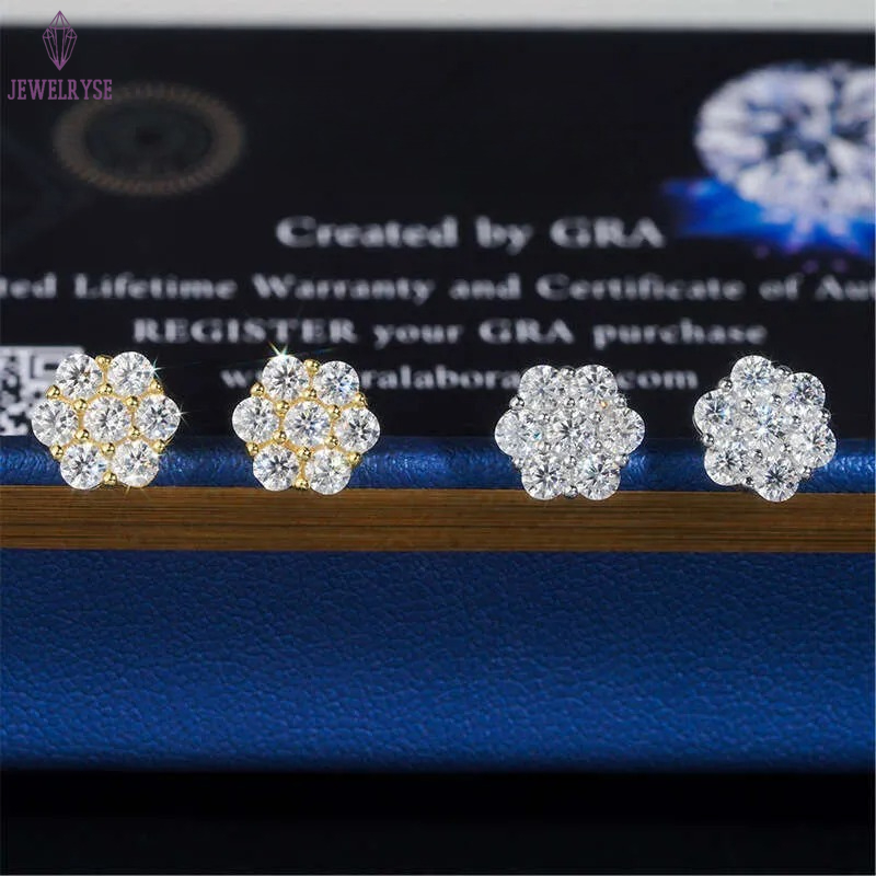 Dia Passed Test Men Women Studs Sterg Sier wer Moissanite Earrings Nice Gift